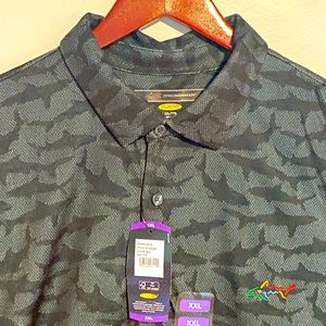 Greg Norman Performance Golf Polo Shirt / UPF protection.